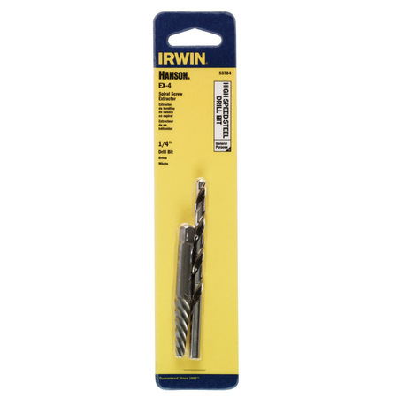 Irwin Screw Wxtractor+Bit No.4 53704